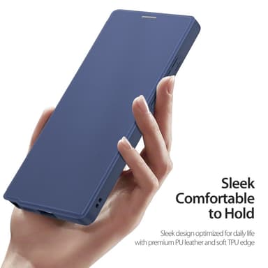DUX DUCIS Samsung S25 Ultra Skin X Pro Flip Cover - Blå
