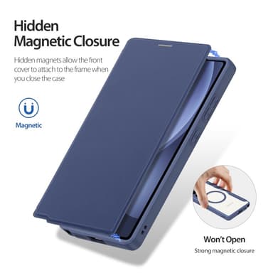 DUX DUCIS Samsung S25 Ultra Skin X Pro Flip Cover - Blå