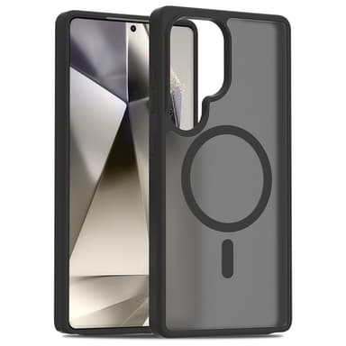 SKALO Samsung S25 Ultra Skin-touch Hybrid Cover - Sort