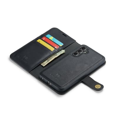 DG MING Samsung S25+ 2-i-1 Magnet Flip Cover - Sort