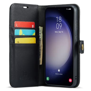 DG MING Samsung S25+ 2-i-1 Magnet Flip Cover - Sort