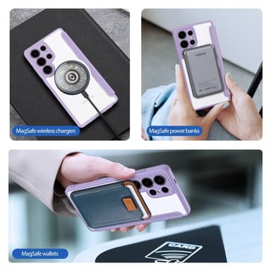 DUX DUCIS Samsung S25 Ultra Skin X Pro Flip Cover - Lilla