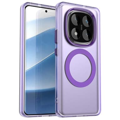 SKALO Xiaomi Redmi Note 14 Pro 5G Candy Series Hybrid Cover - Lilla