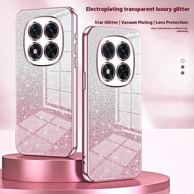 SKALO Xiaomi Redmi Note 14 Pro 5G Electroplating Glitter Cover - Lilla