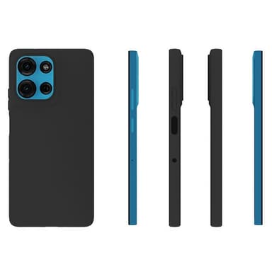 SKALO Motorola Moto G75 5G Matsort Ultratynd TPU Cover - Sort