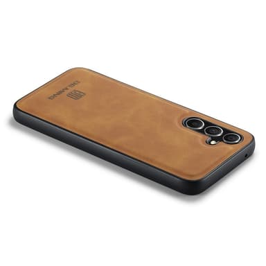 DG MING Samsung S25 Premium PU-læder Hybrid Cover - Brun