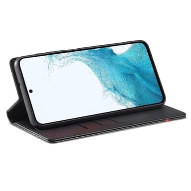 SKALO Samsung S25+ LC.IMEEKE Carbon Fiber Flip Cover - Sort