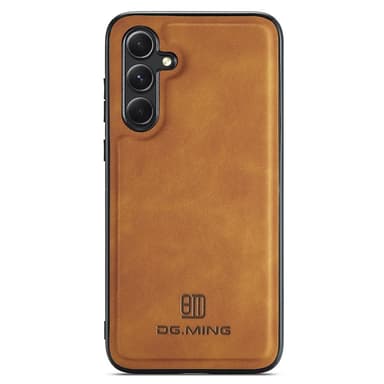 DG MING Samsung S25 Premium PU-læder Hybrid Cover - Brun