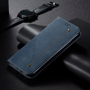 SKALO OnePlus 13 Jeans Flip Cover - Blå