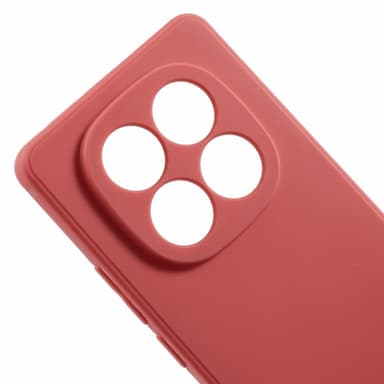 SKALO Xiaomi Redmi Note 14 Pro 5G Ultratunt TPU Cover - Rød