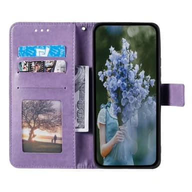 SKALO Samsung S25 Mandala Flip Cover - Lilla