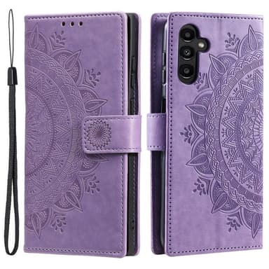SKALO Samsung S25 Mandala Flip Cover - Lilla