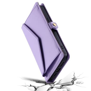 SKALO Xiaomi Redmi Note 14 4G PU-Læder Kuvert Flip Cover - Lilla