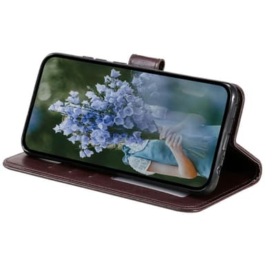 SKALO Xiaomi Redmi Note 14 4G Mandala Flip Cover - Brun