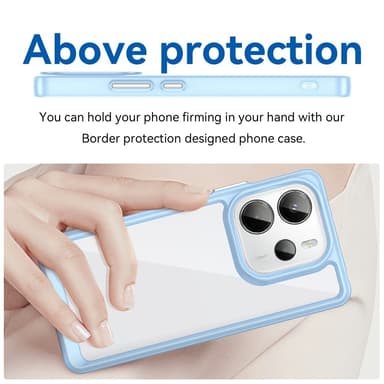SKALO Xiaomi Redmi Note 14 4G Color Bumper Cover - Blå