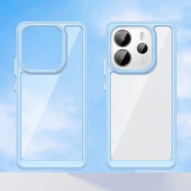 SKALO Xiaomi Redmi Note 14 4G Color Bumper Cover - Blå