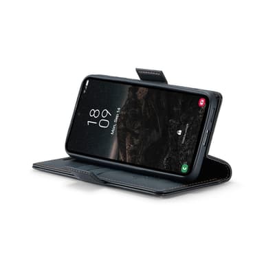 CaseMe Samsung S25 023 Series PU-Läder Flip Cover - Sort