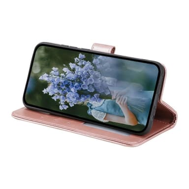 SKALO Samsung S25 Mandala Flip Cover - Rosa guld