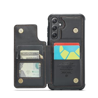 CaseMe Samsung S25 C22 Series Cover+Pung - Sort