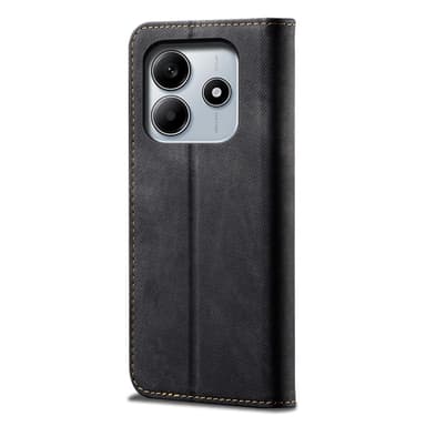 SKALO Xiaomi Redmi Note 14 5G Jeans Flip Cover - Sort