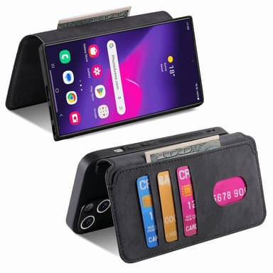 SKALO Samsung S25 Ultra CASENEO MW-03 Flip Cover - Sort