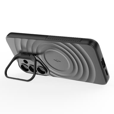 SKALO Samsung S25 Ripple Texture Cover - Sort