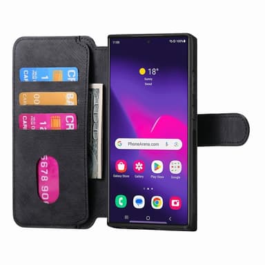 SKALO Samsung S25 Ultra CASENEO MW-03 Flip Cover - Sort