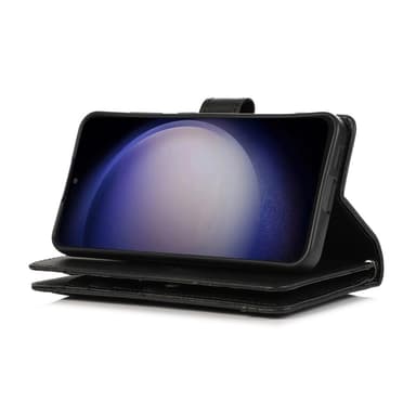 SKALO Samsung S25+ Big Wallet Flip Cover - Sort