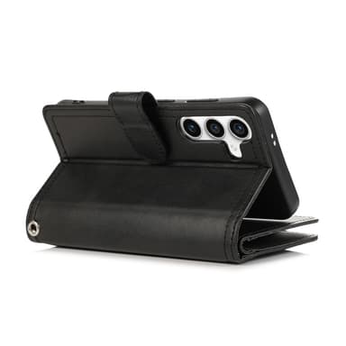 SKALO Samsung S25+ Big Wallet Flip Cover - Sort