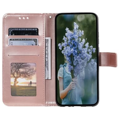 SKALO Xiaomi Redmi Note 14 5G Mandala Flip Cover - Rosa guld