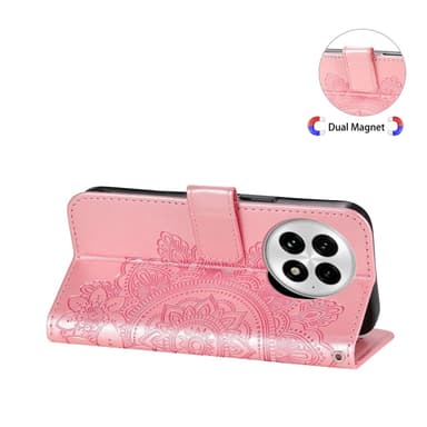 SKALO OnePlus 13 Mandala Flip Cover - Pink