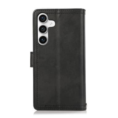 SKALO Samsung S25+ Big Wallet Flip Cover - Sort