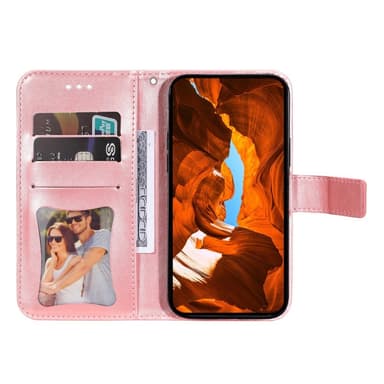 SKALO Motorola Moto G15 4G Mandala Flip Cover - Pink