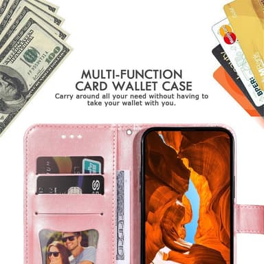 SKALO Motorola Moto G15 4G Mandala Flip Cover - Pink