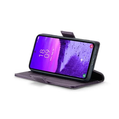 CaseMe Samsung S25 023 Series PU-Läder Flip Cover - Lilla