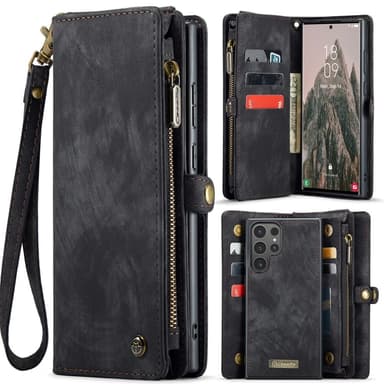 CaseMe Samsung S25 Ultra 008 BIg Wallet 2in1 Magnet Flip Cover - Sort