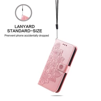 SKALO Motorola Moto G15 4G Mandala Flip Cover - Pink