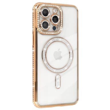 Diamond bling MagSafe cover iPhone 12 Pro Max - Gold
