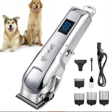 Professionel dyrehårtrimmer Sølv