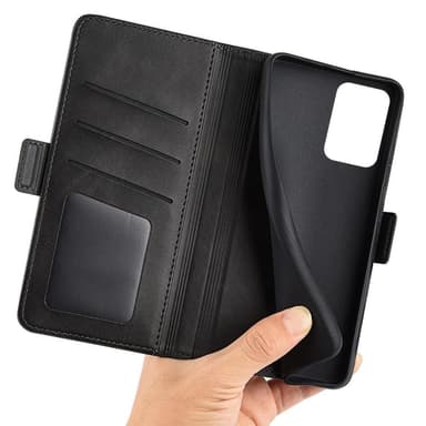 SKALO OnePlus Nord 2T 5G Premium Wallet Flip Cover - Sort