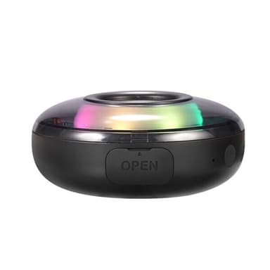 Streetz Trådløs højttaler 5W med LED-belysning - Transparent