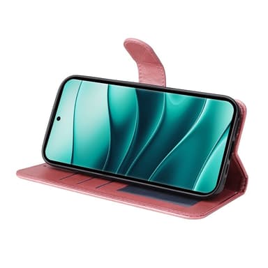 SKALO Xiaomi Redmi Note 14 Pro+ 5G PU-læder Flip Cover - Pink