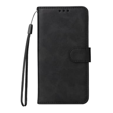 SKALO Xiaomi Redmi Note 14 Pro+ 5G PU-læder Flip Cover - Sort