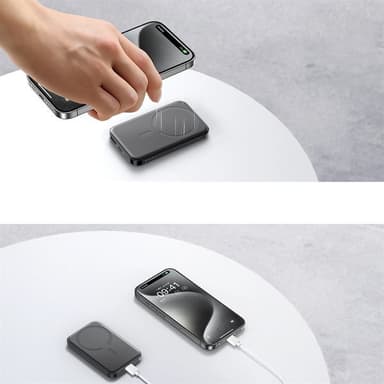 Joyroom Mini Powerbank 5000mAh med trådløs opladning 20W