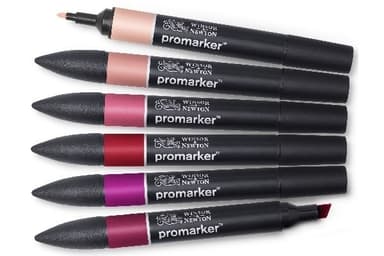 WINSOR Promarker set, red tones 6pcs