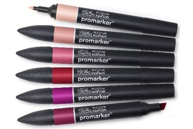 WINSOR Promarker set, red tones 6pcs
