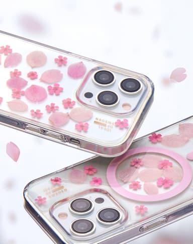 Clear Case iPhone 14 Pro Cherry Blossom