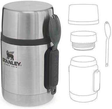 Stanley The Stainless Steel All-In-One food thermos, stainless steel, 530 ml