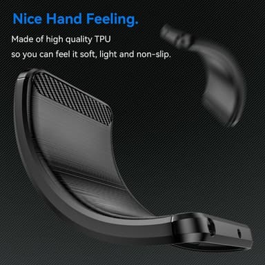 SKALO OnePlus 13R Armor Carbon Cover - Sort