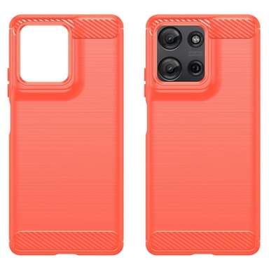 SKALO Motorola Moto G75 5G Armor Carbon Cover - Rød